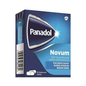 Panadol Novum 500mg, tablety na bolest a snížení horečky 12 tablet