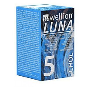 Testovací proužky Wellion LUNA pro měření cholesterolu 5 ks