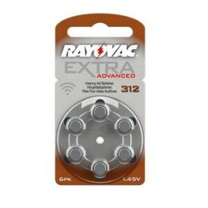 Rayovac Extra Adv.312 baterie do naslouchadel 6ks