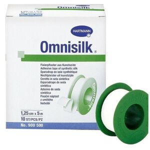 Náplast Omnisilk bílé hedvábí 2.5cmx9.2m/1ks - II. jakost