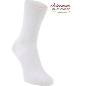 Ponožky pro diabetiky Avicenum DiaFit CLASSIC bavlněné - bílá velikost 36 - 39