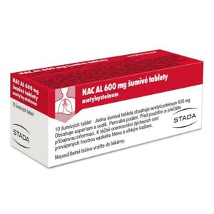 NAC AL 600MG šumivá tableta 10(1X10)