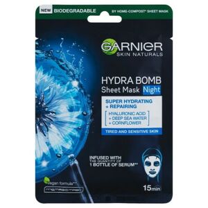 Garnier HydraBomb regenerační noční textilní maska 28g