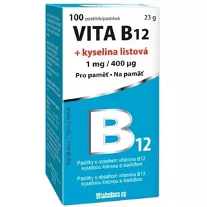 Vita B12+kyselina listová 1mg/400mcg tbl.30