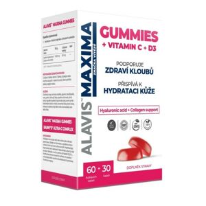 ALAVIS MAXIMA GUMMIES Vitamin C+D3 žvýkací tbl.60 + cps.30