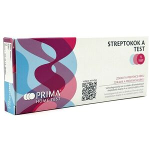 Prima Home test Streptokok A 1ks - II. jakost
