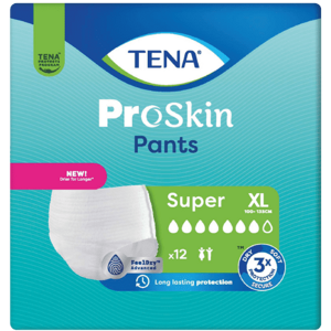 TENA Proskin Pants Super XL Inkontinenční kalhotky 12ks