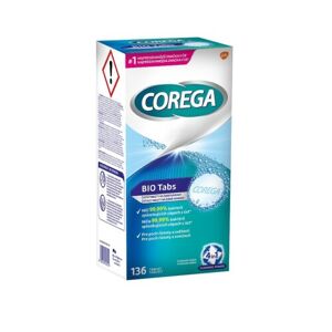 Corega Bio Tabs čisticí tablety 136ks - II. jakost