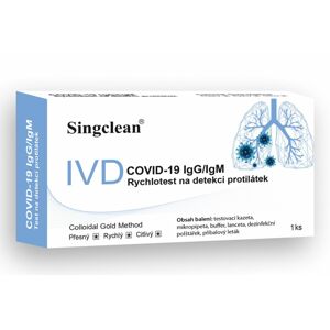 Test na covid protilátky IgM/IgG Covid-19 Singclean