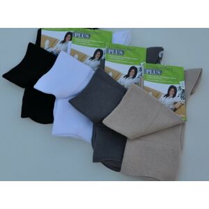 Ponožky zdravotní DIACOMFORT PLUS - Velikost 23-25 barva černá dámské
