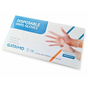 Rukavice jednorázové nepudrované vinylové rukavice (M) 100 ks