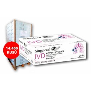 Antigenní testy COVID-19 pro firmy a distributory - výhodný paletový odběr (14.400ks)